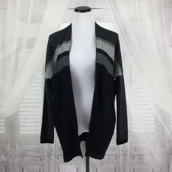 Vince Cardigan Variegated Stripe Oversize - Picture 2 of 6